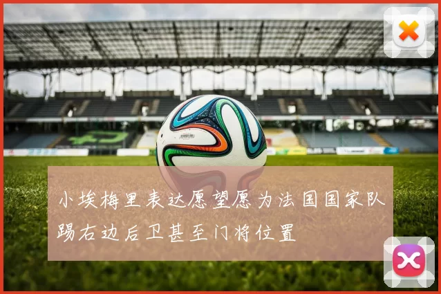 小埃梅里表达愿望愿为法国国家队踢右边后卫甚至门将位置